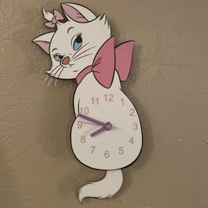 The Aristocats Marie Pendulum Wall Clock (Disney)